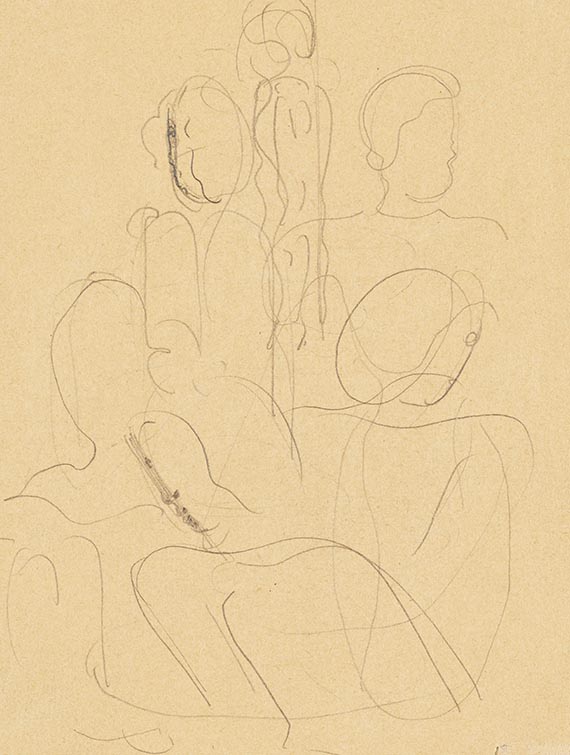 Schlemmer, Oskar - Pencil drawing